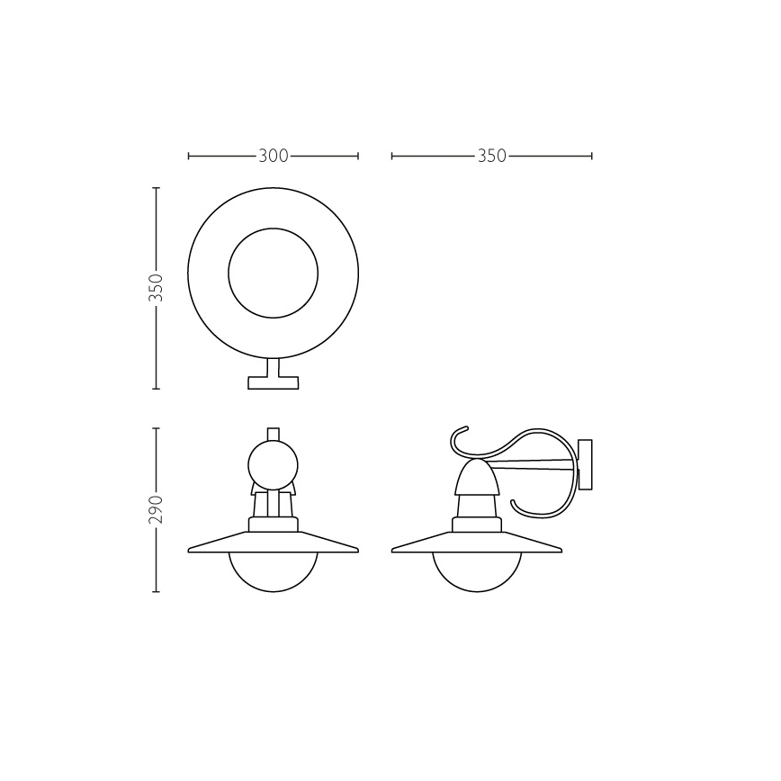 Philips 01816/30/PN - Utomhusbelysninging MYGARDEN TOPIARY 1xE27/60W/230V