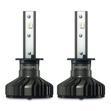 Philips 11258U91X2 - KIT 2x LED Bilglödlampa Ultinon Pro9100 H1 P14,5s/13,2W/12/24V 5800K