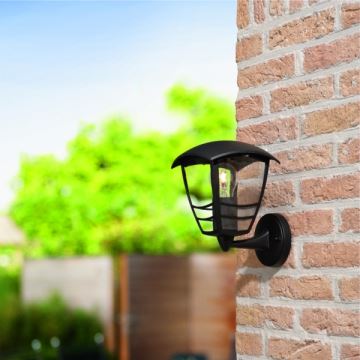 Philips 15380/30/16 - Utomhus Väggbelysning MYGARDEN CREEK 1xE27/60W/230V