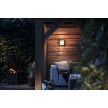 Philips 17393/30/P0 - Utomhus LED Väggbelysning MYGARDEN DROSERA LED/12W IP44