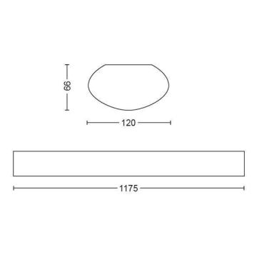 Philips 31247/31/P0 - LED Technical lysrör AQUALINE LED/50W/230V IP65