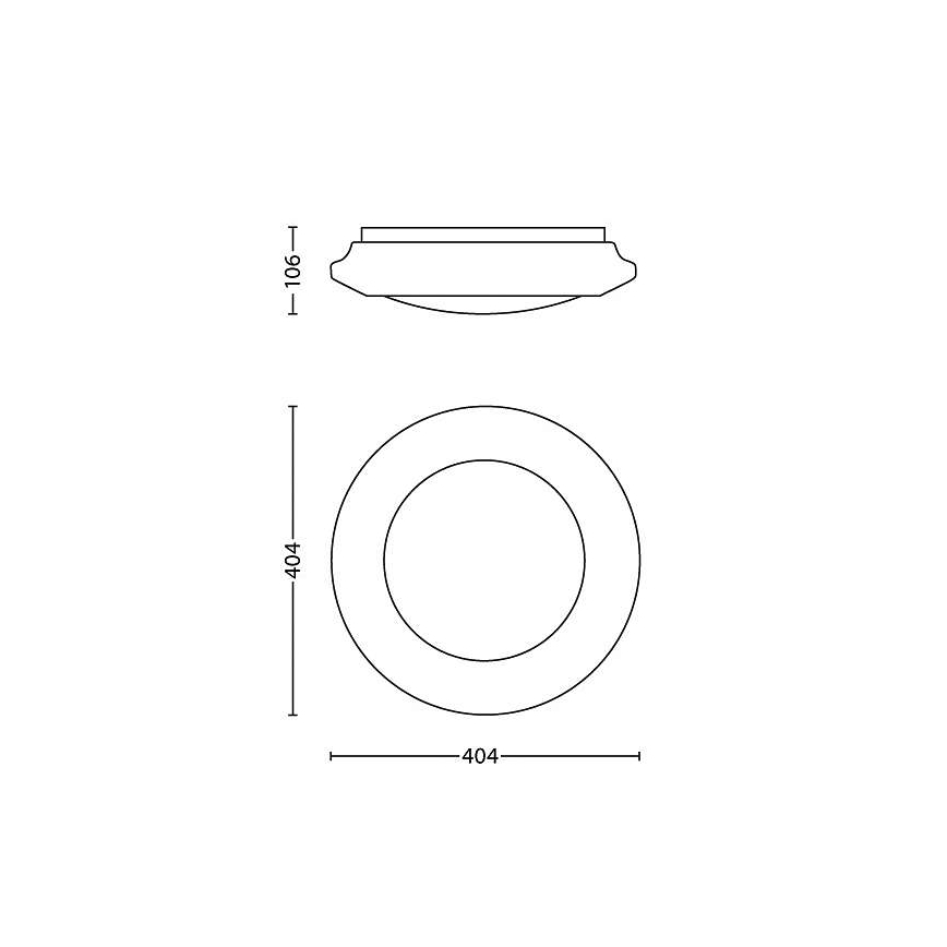 Philips 33365/31/16 - Takbelysning MYLIVING CINNABAR 1xLED/22W/230V