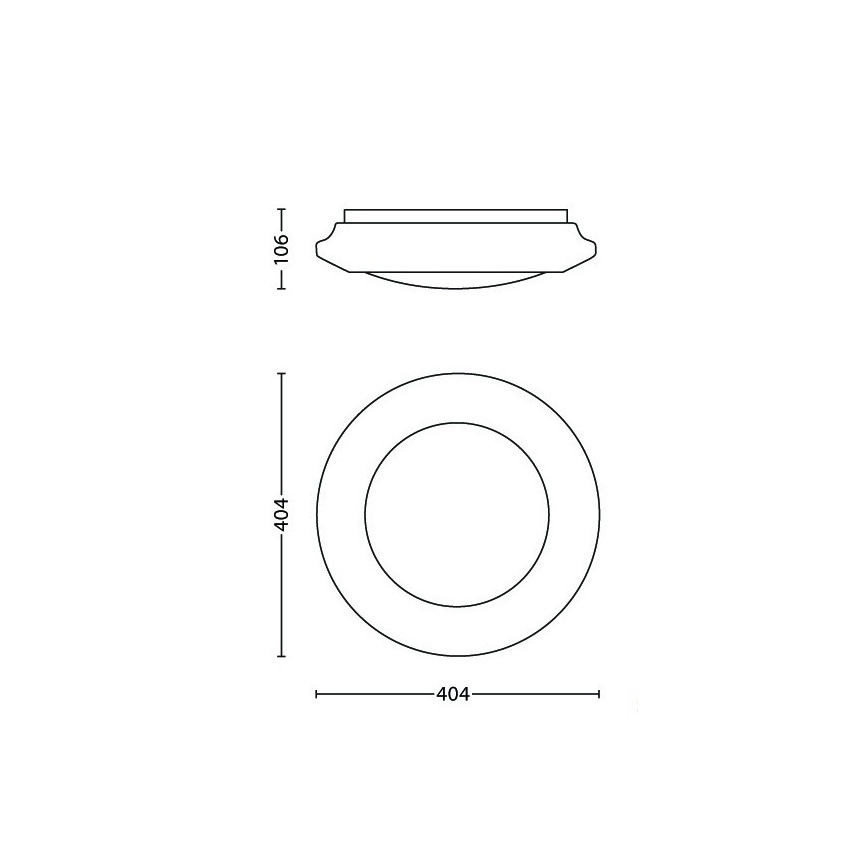 Philips 33365/31/17 - LED Takbelysning 1xLED/22W/230V