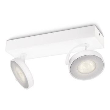 Philips 53172/31/P0 - Dimbar spotlight MYLIVING CLOCKWORK 2xLED/4.5W