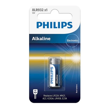 Philips 8LR932/01B - Alkaliska batterier 8LR932 MINICELLS 12V 50mAh