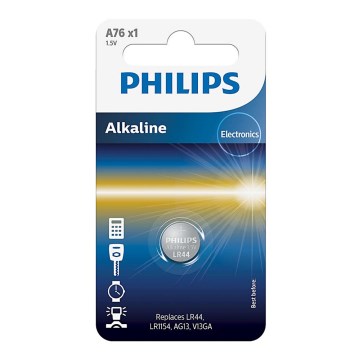 Philips A76/01B - Alkaliska knappcellsbatterier MINICELLS 1,5V 155mAh