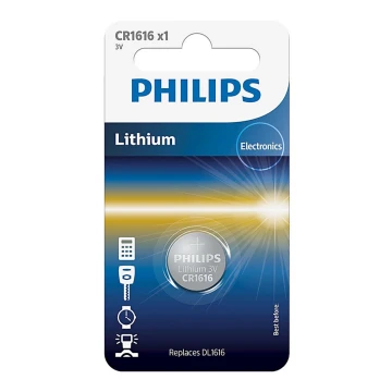 Philips CR1616/00B - Litium knappcellsbatterier CR1616 MINICELLS 3V 52mAh