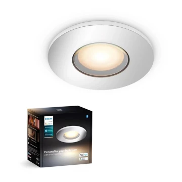 Philips - Infälld dimbar LED badrumsbelysning Hue ADORE BATHROOM 1xGU10/4,2W/230V 2200-6500K IP44