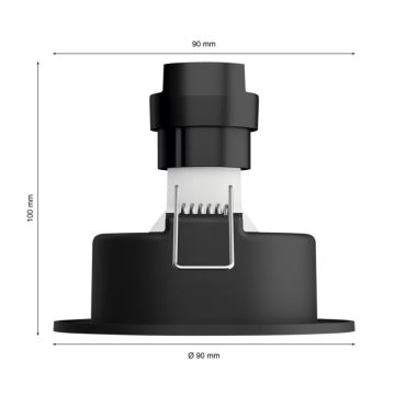 Philips - KIT 3x LED Dimbar infälld belysning Hue MILLISKIN 1xGU10/4,2W/230 2200-6500K