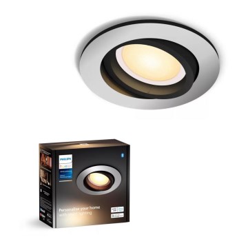 Philips - LED Dimbar infälld belysning Hue MILLISKIN 1xGU10/4,2W/230V 2200-6500K