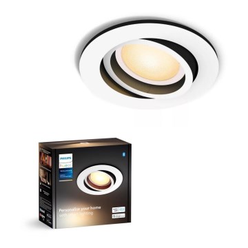 Philips - LED Dimbar infälld belysning Hue MILLISKIN 1xGU10/4,2W/230V 2200-6500K vit