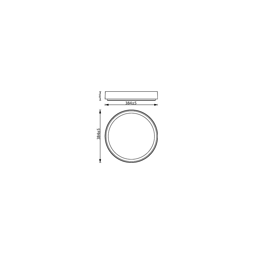 Philips - LED Dimbar taklampa HANNO LED/24W/230V 2700K vit