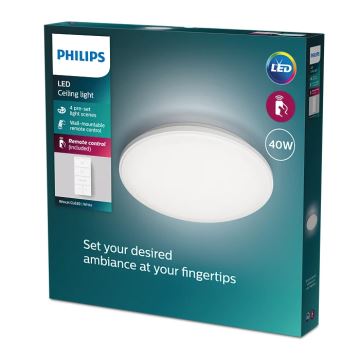 Philips - LED Dimbar taklampa LED/40W/230V 2700-6500K + fjärrkontroll