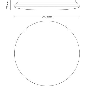 Philips - LED Dimbar taklampa LED/40W/230V 2700-6500K + fjärrkontroll