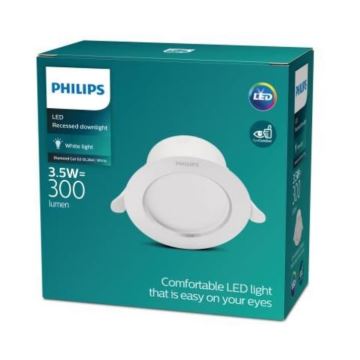 Philips - LED infälld belysning LED/3,5W/230V 3000K