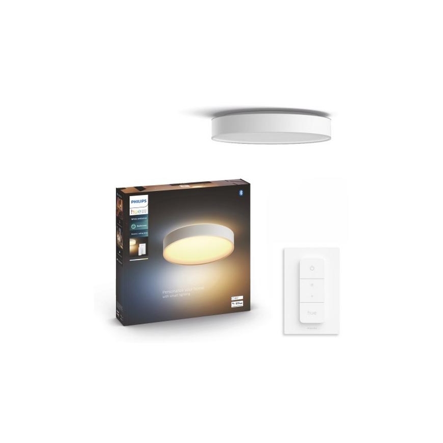 Philips - LED ljusreglerad badrumslampa  Hue DEVERE LED/33,5W/230V IP44 diameter  425 mm 2200-6500K + fjärrkontroll