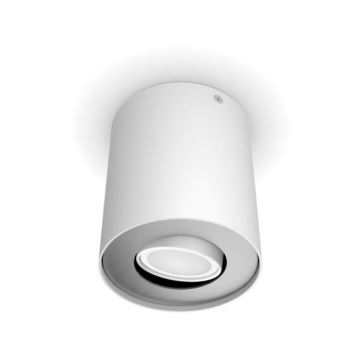 Philips - LED ljusreglerad spotlight Hue PILLAR 1xGU10/4,2W/230V 2200-6500K + fjärrkontroll vit