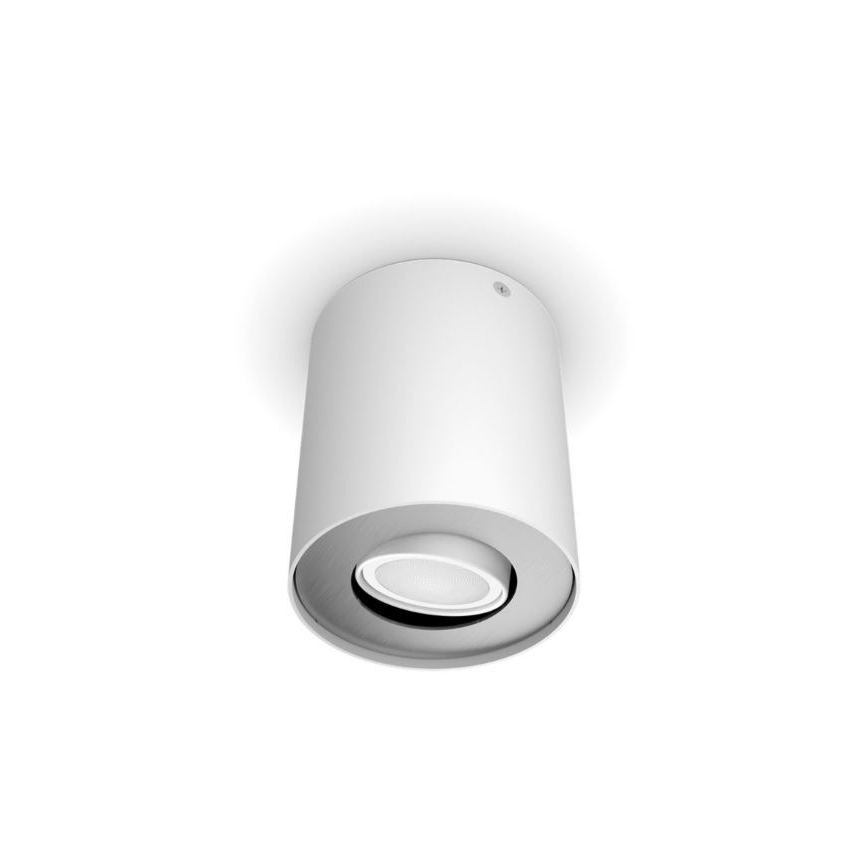 Philips - LED ljusreglerad spotlight Hue PILLAR 1xGU10/4,2W/230V 2200-6500K + fjärrkontroll vit