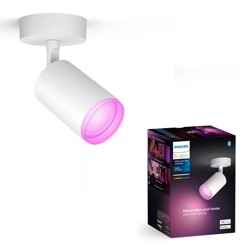 Philips - LED RGBW Dimbar spotlight Hue FUGATO 1xGU10/4,2W/230V 2000-6500K vit