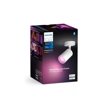 Philips - LED RGBW Dimbar spotlight Hue FUGATO 1xGU10/4,2W/230V 2000-6500K vit