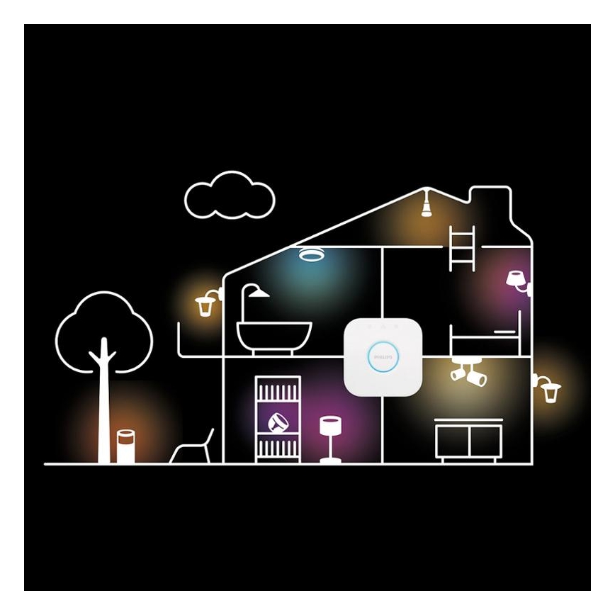 Philips - LED RGBW Ljusreglerad golvlampa Hue SIGNE LED/29W/230V 2000-6500K vit