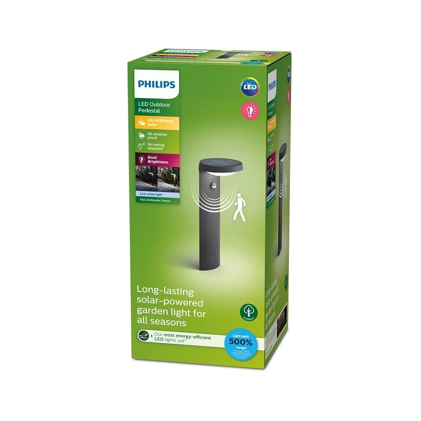 Philips - LED solcellslampa med en sensor LED/1,2W/4V 4000K IP44