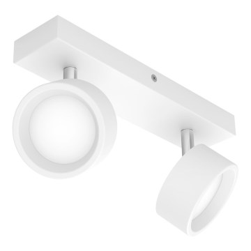 Philips - LED spotlight 2xLED/5,5W/230V vit