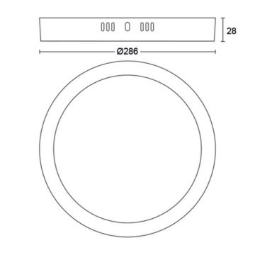 Philips - LED Takbelysning LED/20W/230V 2700K svart