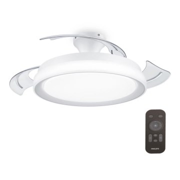 Philips - LED taklampa med en fläkt BLISS LED/35W/230V 5500/4000/2700K vit + fjärrkontroll