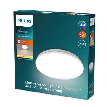 Philips - LED taklampa med sensor ACUNA LED/21W/230V 2700K