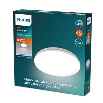 Philips - LED taklampa med sensor ACUNA LED/21W/230V 4000K