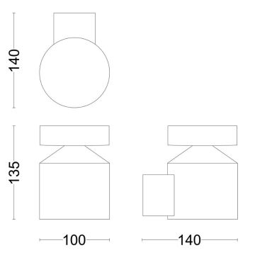 Philips - LED vägglampa för utomhusbruk LAVEN LED/6W/230V 2700K IP44