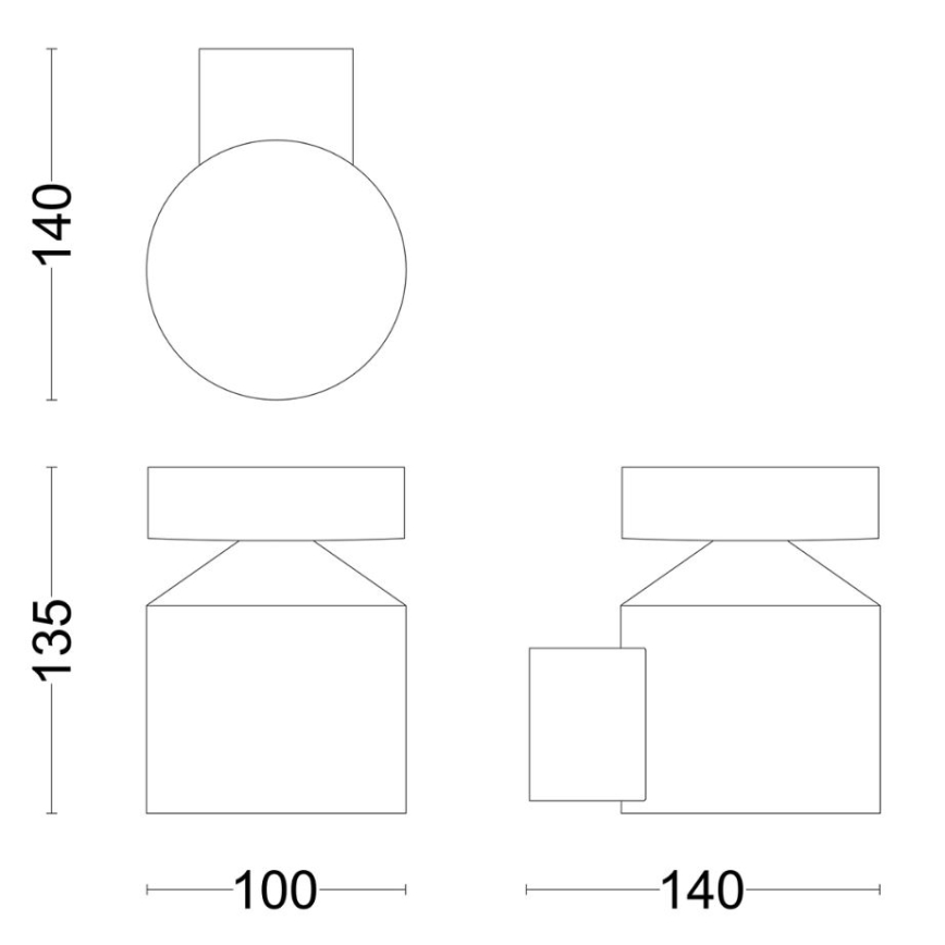 Philips - LED vägglampa för utomhusbruk LAVEN LED/6W/230V 2700K IP44