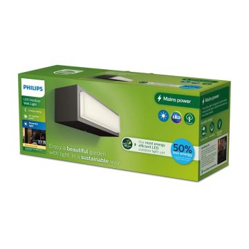 Philips - LED vägglampa för utomhusbruk STRATOSPHERE LED/3,8W/230V 2700K IP44