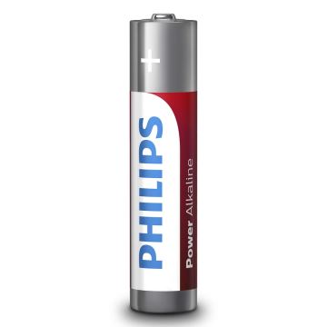 Philips LR03P4F/10 - 4st Alkaliska batterier AAA POWER ALKALINE 1,5V 1150mAh