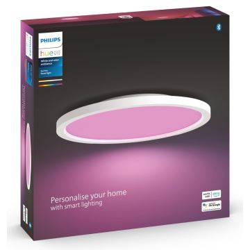 Philips - RGBW Dimbar taklampa Hue SURIMU LED/40W/230V