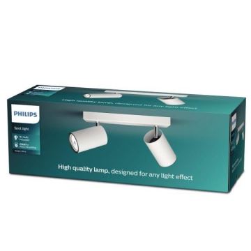 Philips - Spotlight KOSIPO 2xGU10/5,5W/230V vit