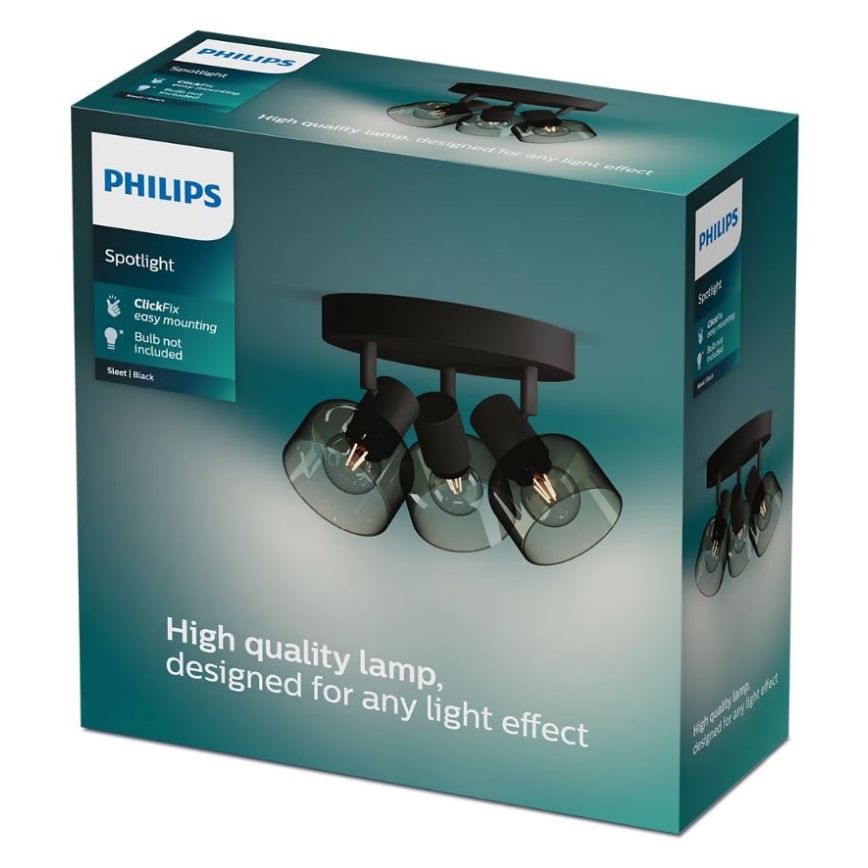 Philips - Spotlight SLEET 3xE14/25W/230V