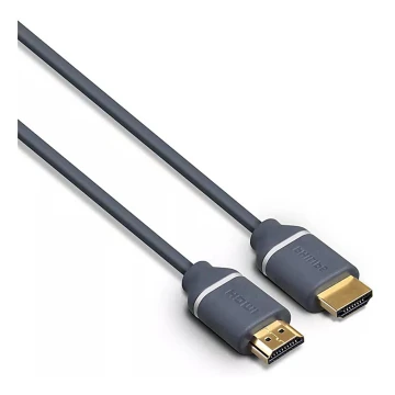 Philips SWV5650G/00 - HDMI kabel with Ethernet, HDMI 2.0 A connector 5m grå