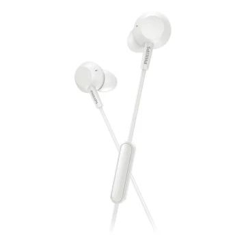 Philips TAE4105WT/00 - Bluetooth earphones med en microphone JACK 3,5 mm vit