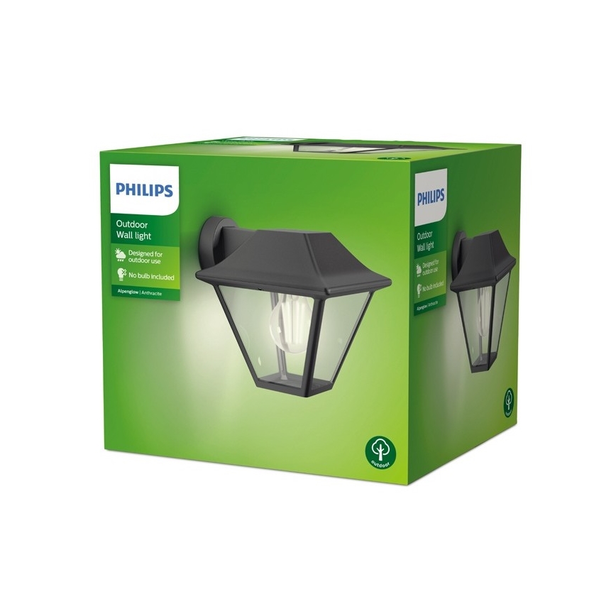 Philips - Utomhus vägglampa  1xE27/60W/230V IP44