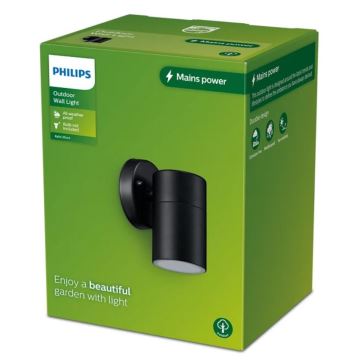 Philips - Vägglampa för utomhusbruk KYLIS 1xGU10/25W/230V IP44