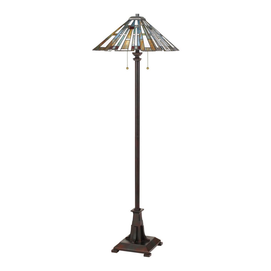 Quoizel - Golv lampa MAYBECK 2xE27/60W/230V