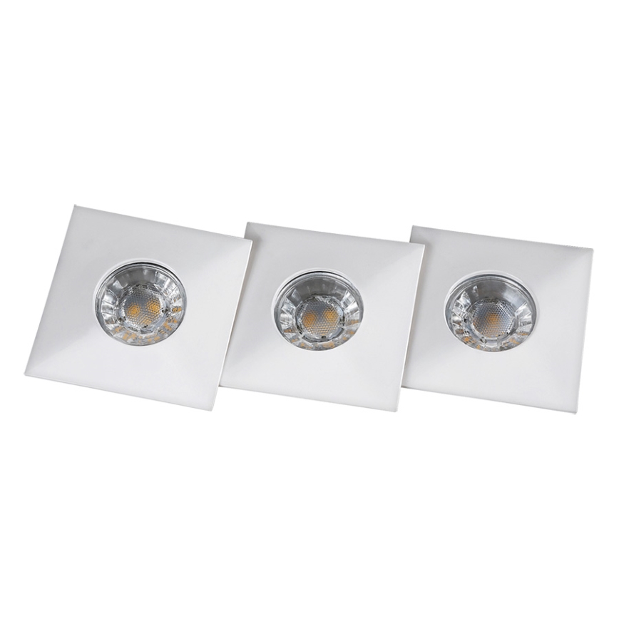 Rabalux - KIT 3xLED Badrum infälld lampa 1xLED/4W/230V IP44