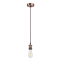 Rabalux 1417 - Hängande lampa FIXY E27/40W brons