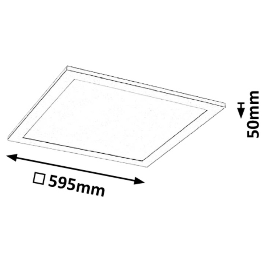 Rabalux 2174 - LED-panel DAMEK LED/40W/230V 60x60cm