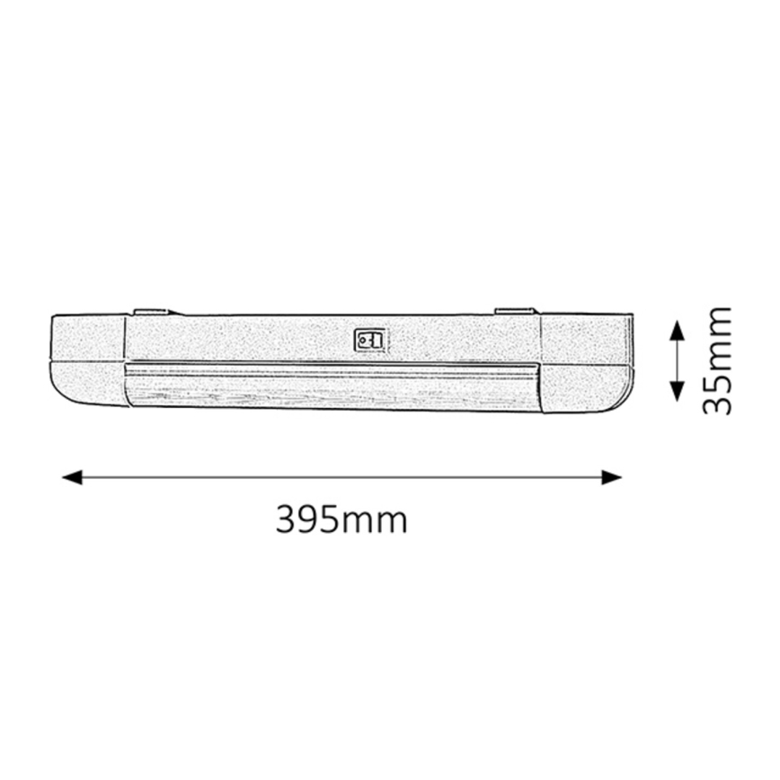 Rabalux - LED underskåpsbelysning för kök 1xG13/10W/230V 39,5 cm