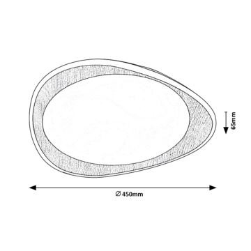 Rabalux - LED taklampa LED/24W/230V