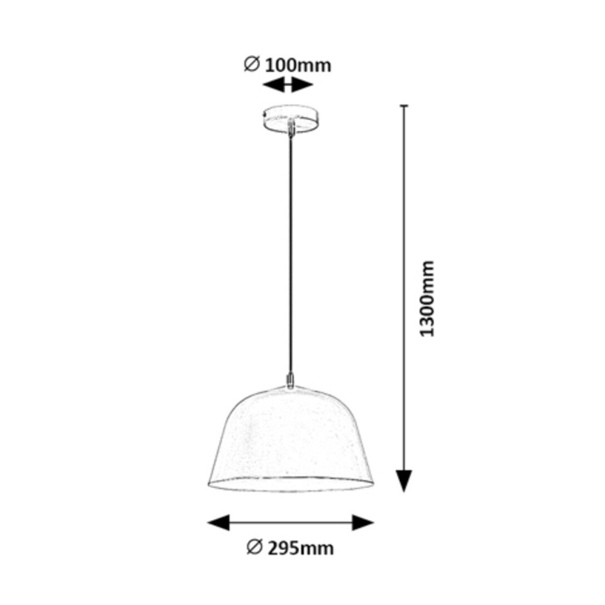 Rabalux - Ljuskrona med upphängningsrem 1xE27/60W/230V