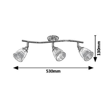 Rabalux 5017 - Spotlight MARTHA 3xE14/40W/230V